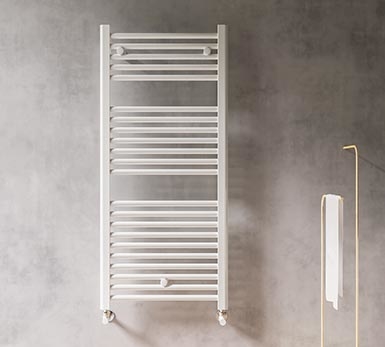 Timeless classics. Simple and functional round tube towel warmers.